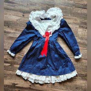 Vintage Hi Girl Inc Polka Dot Dress